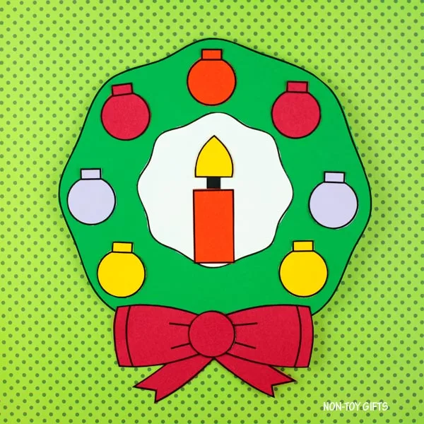 Christmas wreath craft