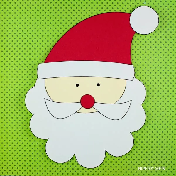 Santa craft for preschoolers