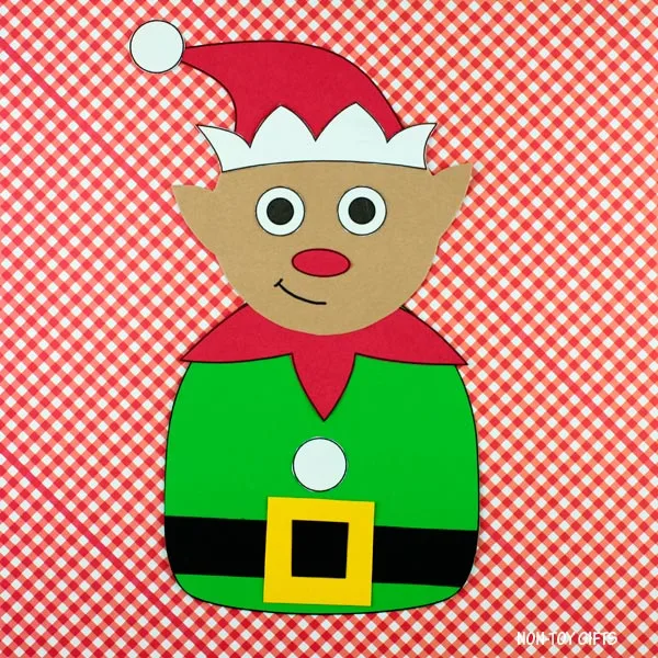 Elf craft for kindergartners