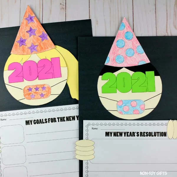 New Years resolution craft for kids