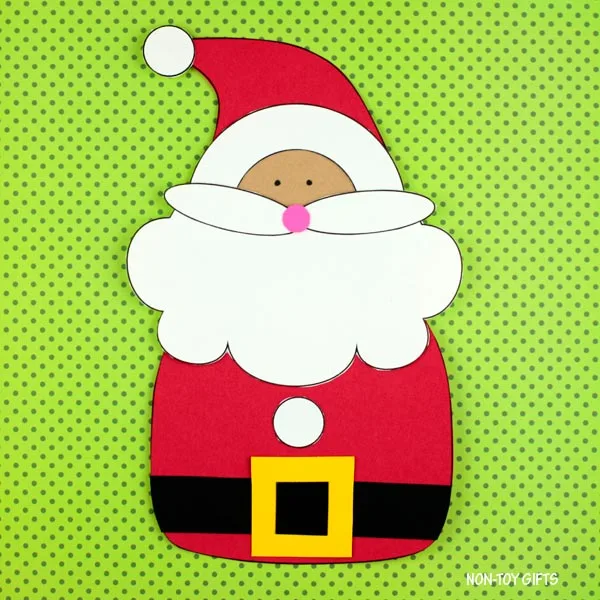 Santa craft for preschoolers