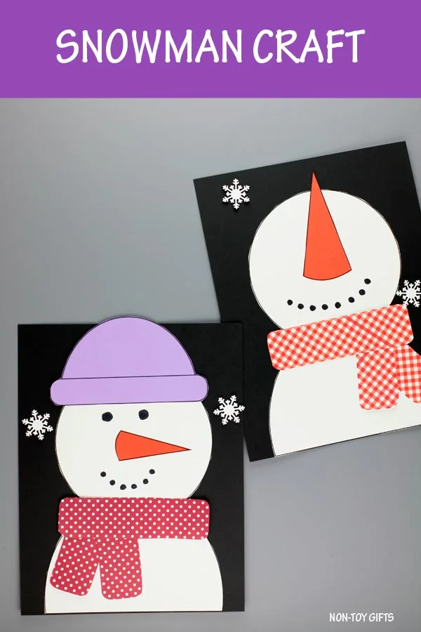 Easy snowman craft