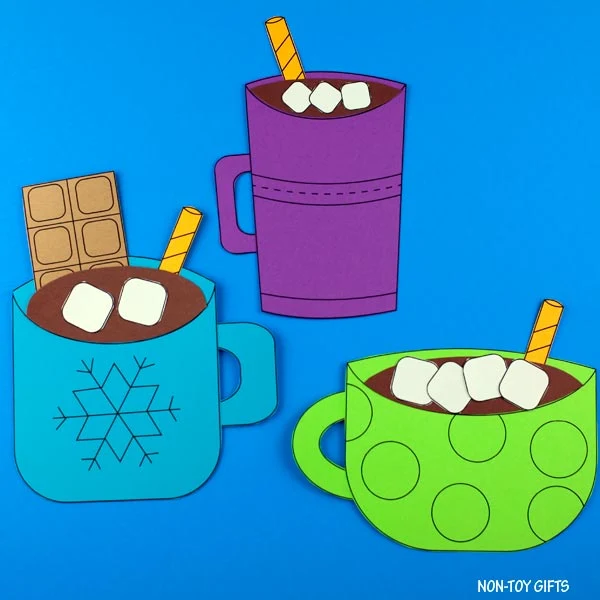 Winter hot chocolate craft