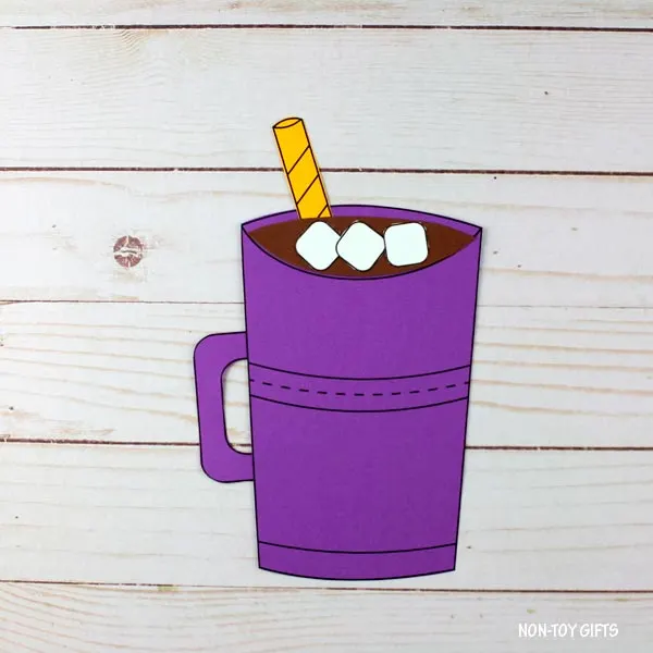 paper hot chocolate craft