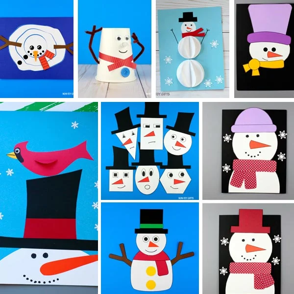 Snowman crafts for kids