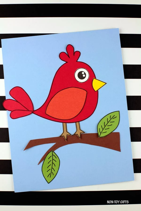 bird craft for preschoolers, kindergartners and older kids