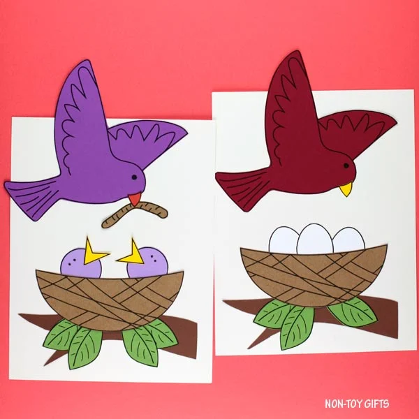 Easy spring bird nest craft