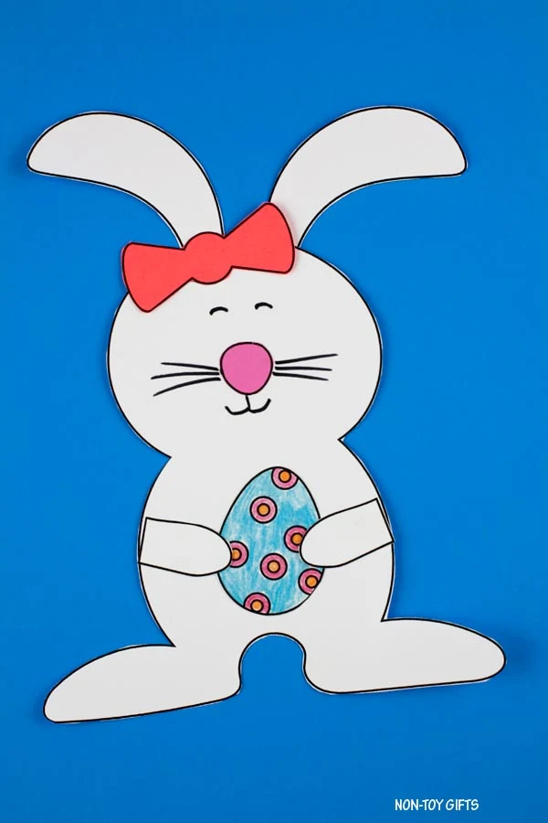 Easter bunny and egg craft