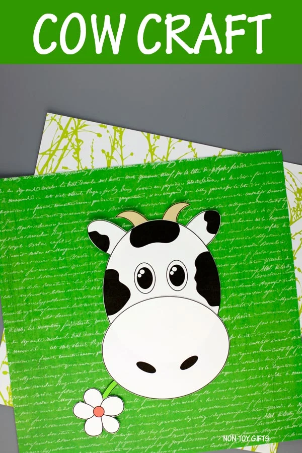 Cow craft - farm animal craft for kids