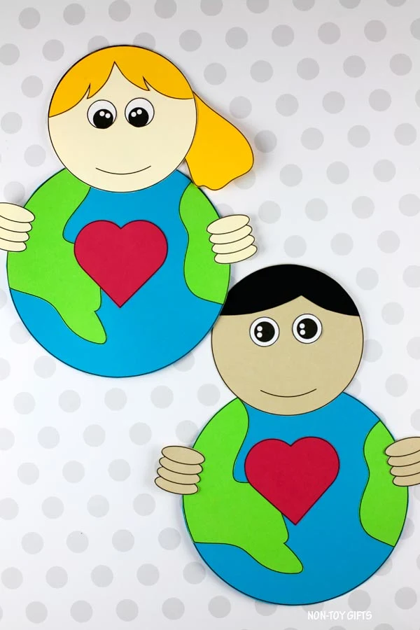 Our Earth craft for preschoolers and older kids