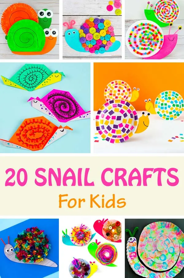 20 snail crafts for kids