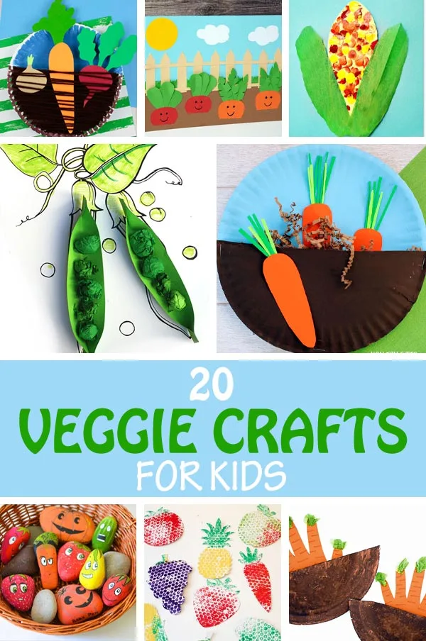 20 veggie crafts for kids