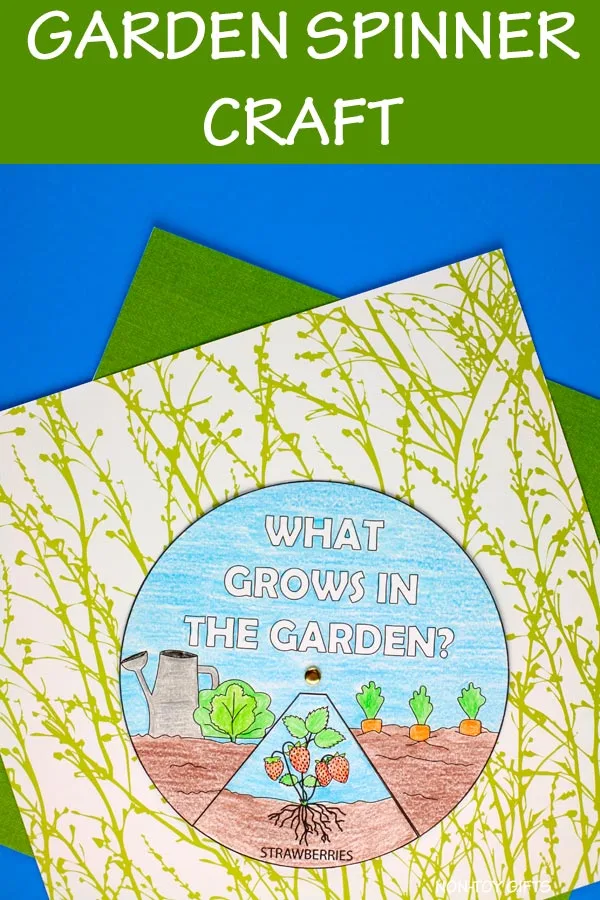 garden spinner craft for kids