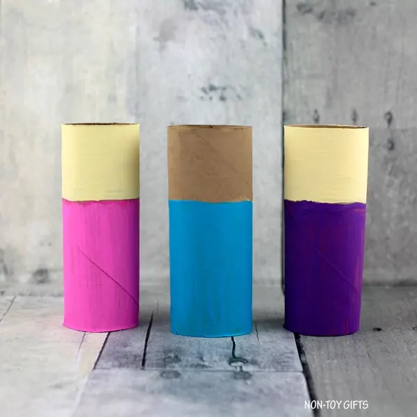 painted paper rolls