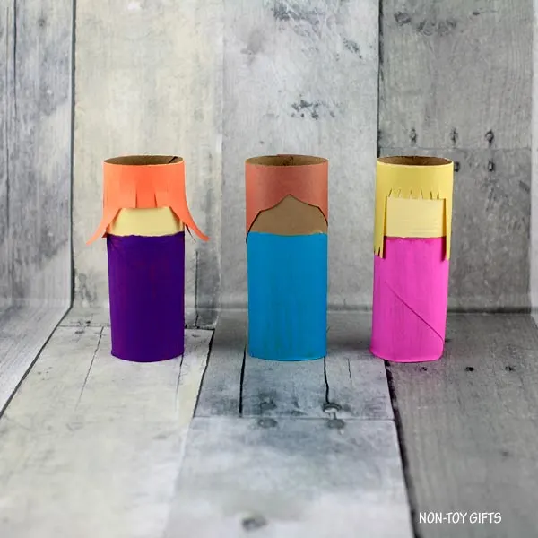 paper hair onto paper rolls