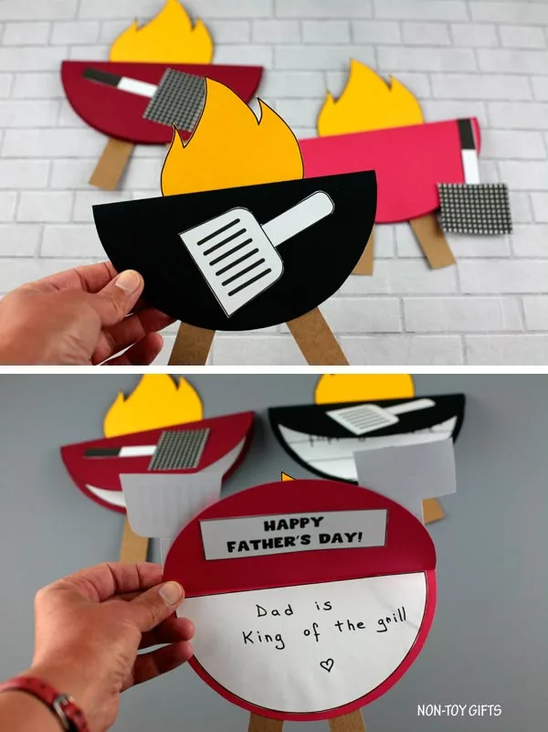 King of the grill cards