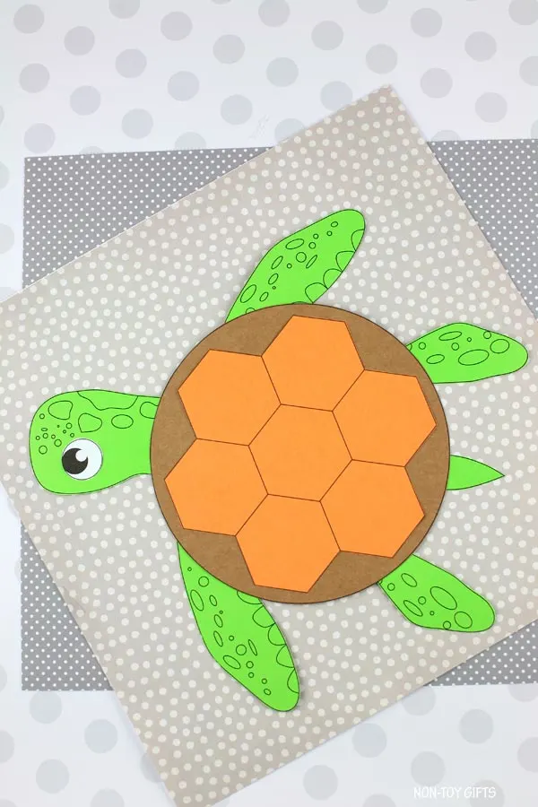 Paper turtle craft