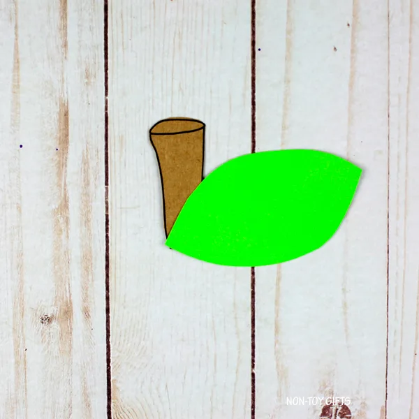 leaf and stem