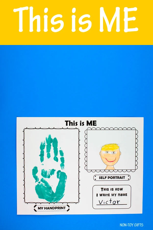 This is me! back to school printable