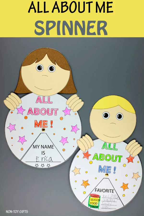 All about me spinner craft