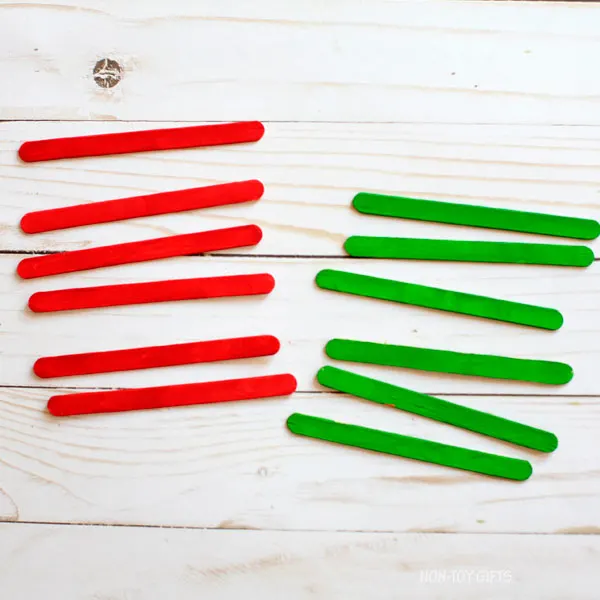 painted craft sticks