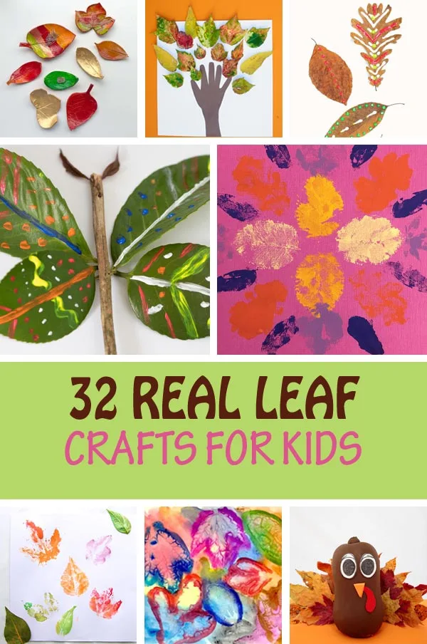 32 Real leaf crafts
