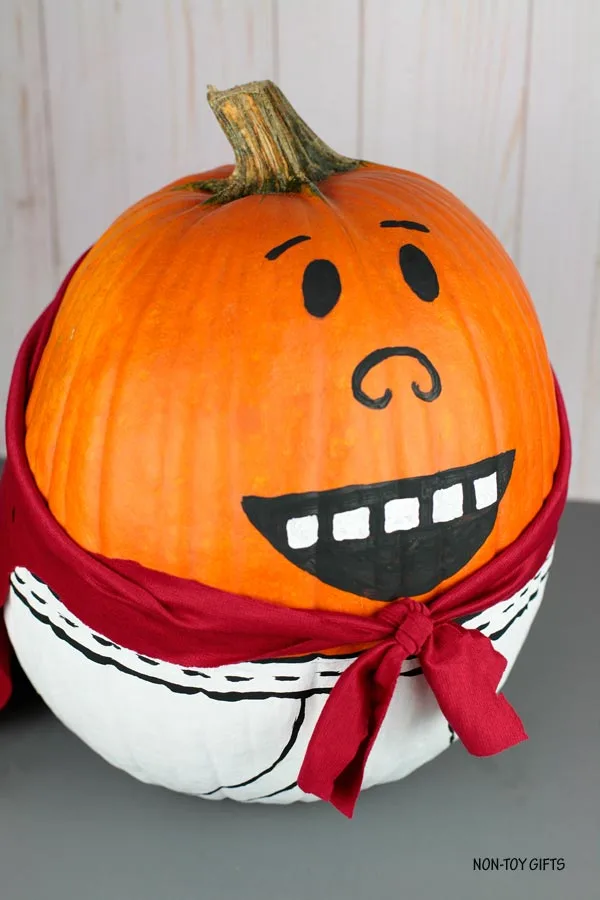Captain Underpants pumpkins Halloween