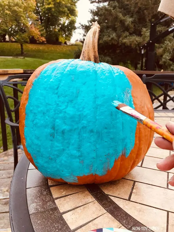 back of pumpkin