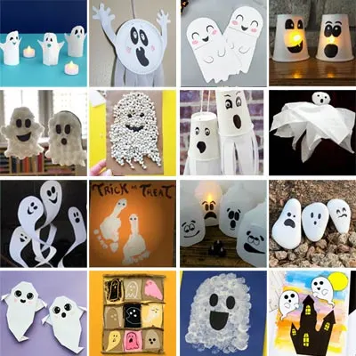 44 Ghost Crafts for Kids