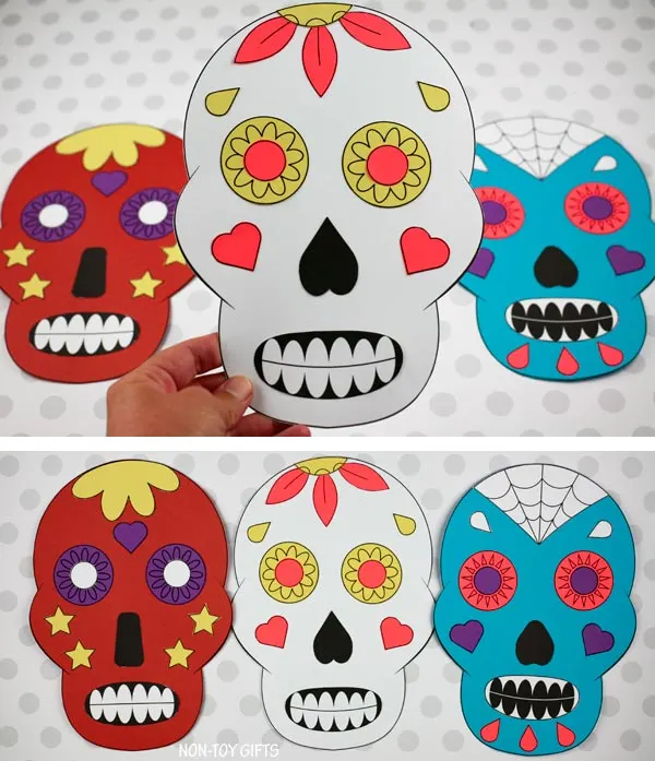 sugar skull craft for preschoolers