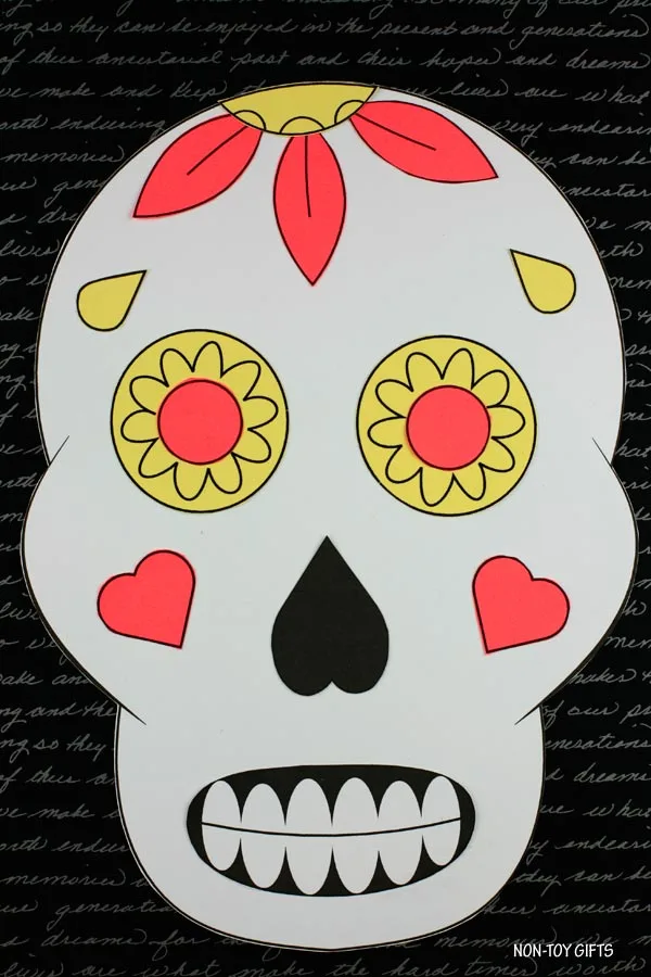 Day of the Dead sugar skull craft for kids