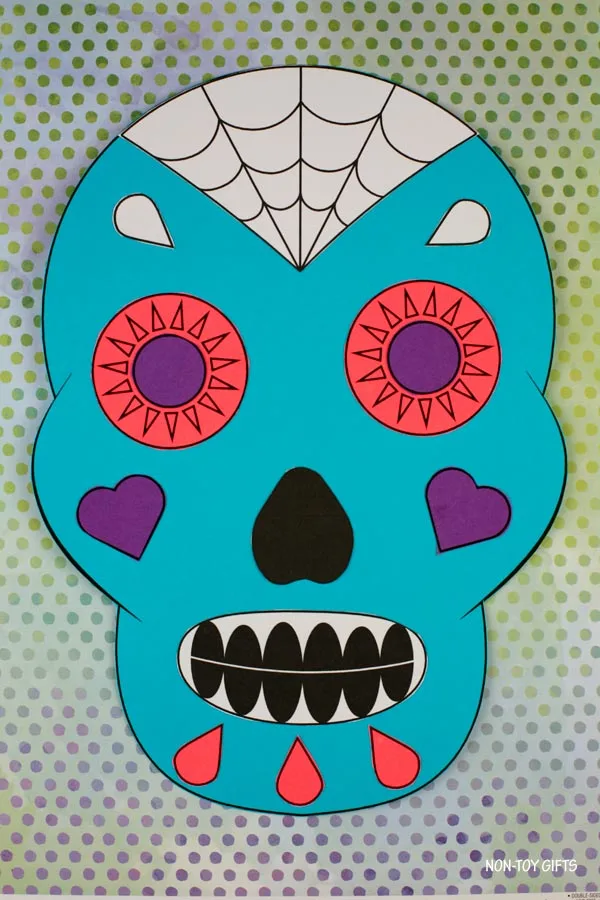 Day of the Dead sugar skull craft for preschoolers