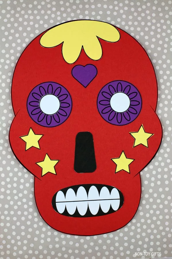 Day of the Dead sugar skull craft for kindergartners