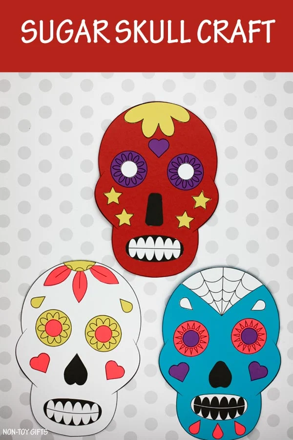Sugar skull craft for kids