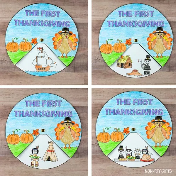 The first Thanksgiving craft to teach the Thanksgiving story