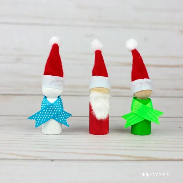 santa beard and scarves
