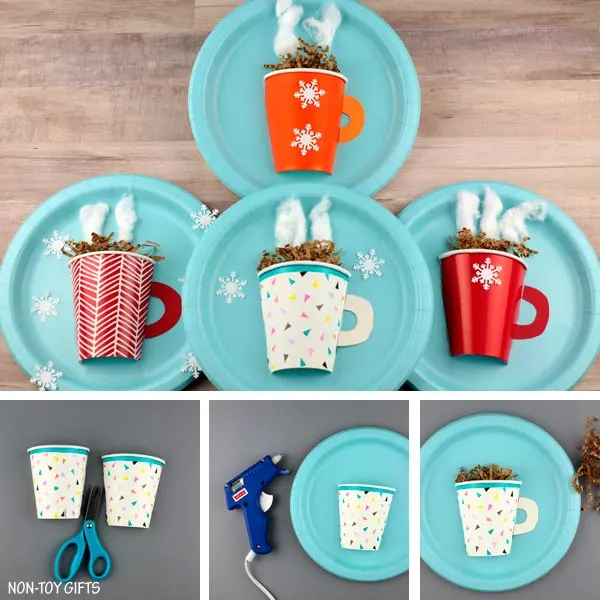hot chocolate craft collage