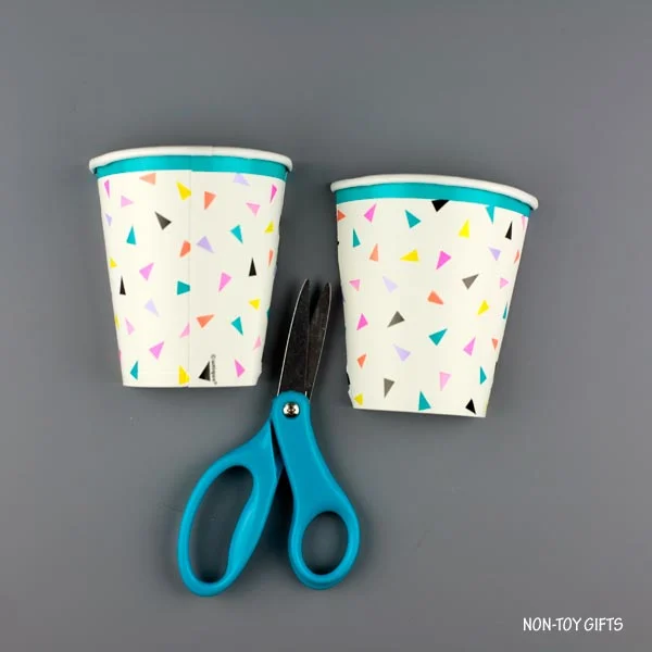 cup cut in half