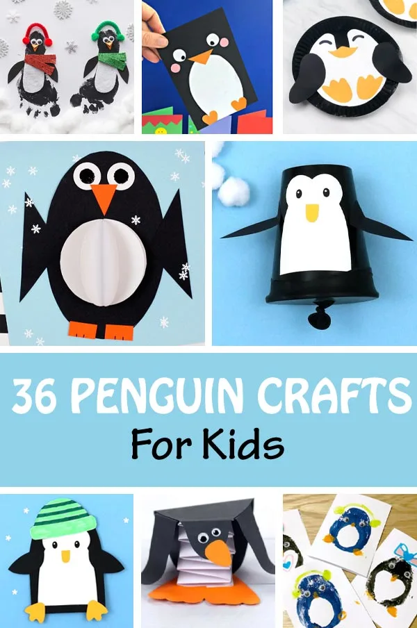 36 penguin crafts for kids