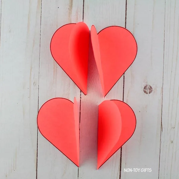 folded hearts