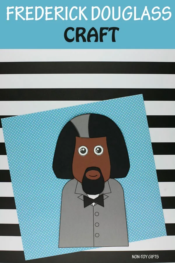 Frederick Douglass craft for kids