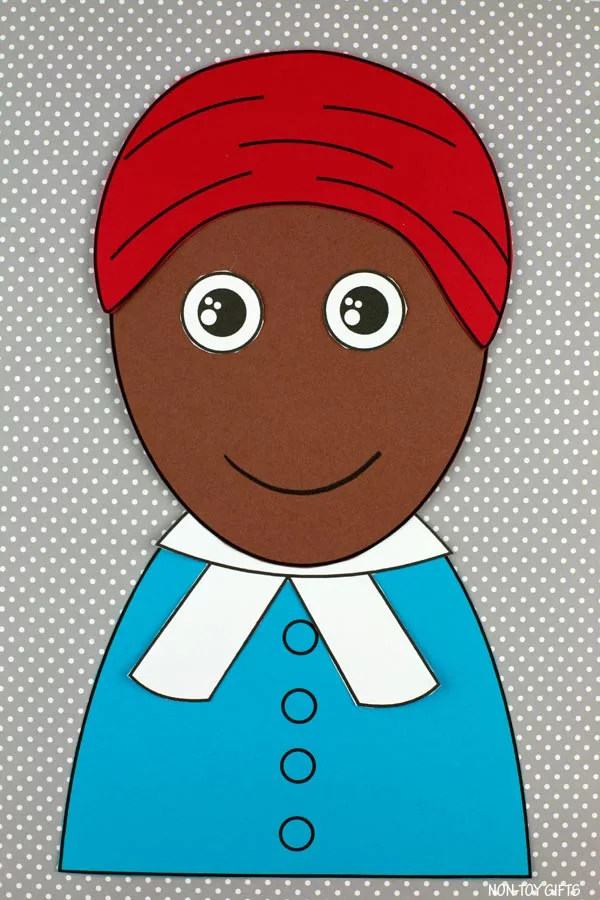 Harriet Tubman craft for kids to make for Black History Month
