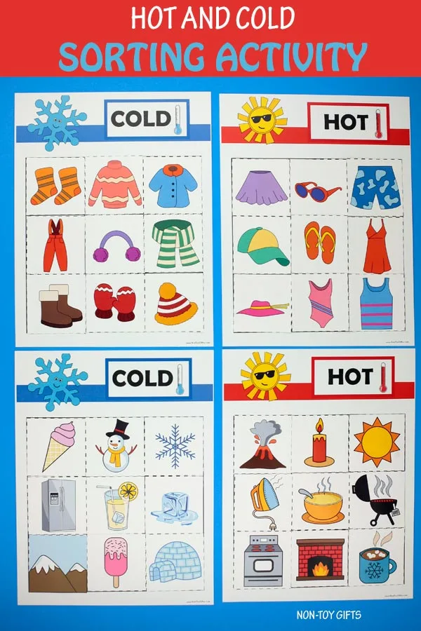 Hot and cold sorting activity