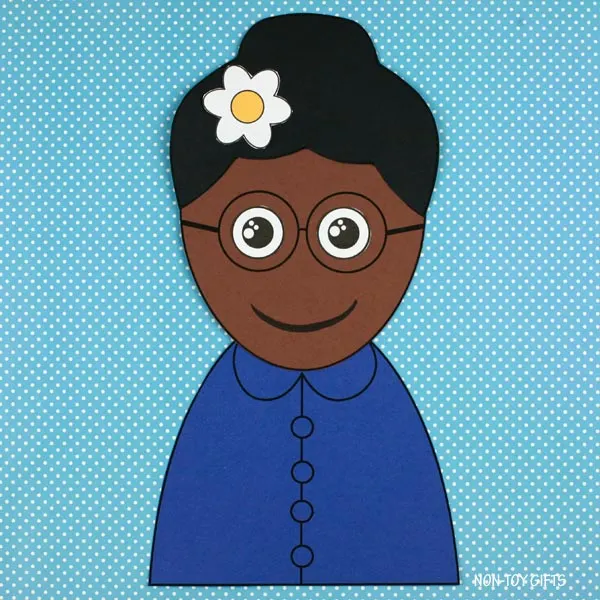 Rosa Parks craft for preschoolers