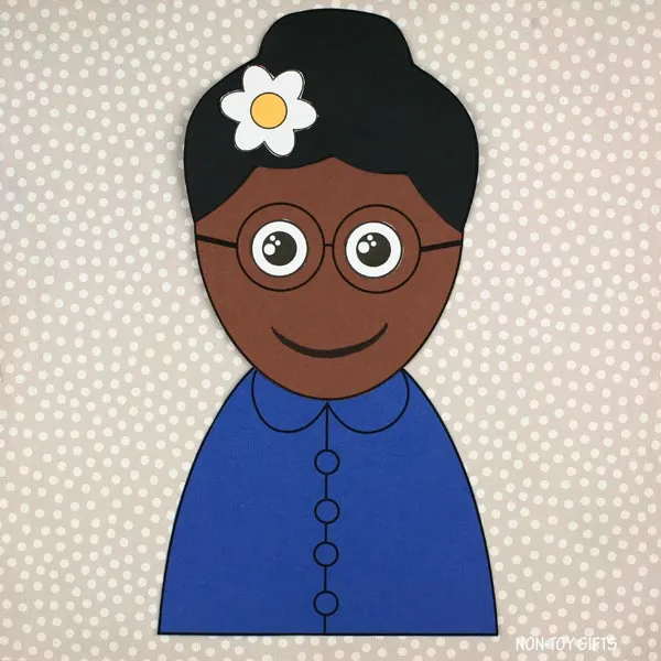 easy paper Rosa Parks craft