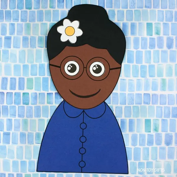easy Rosa Parks craft for kids