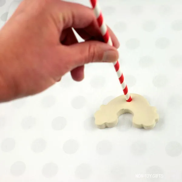 hole with straw