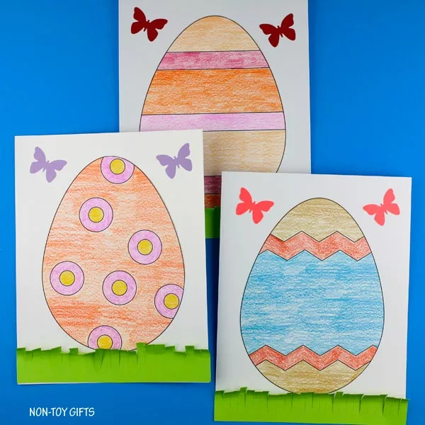 Simple Easter egg craft for kids