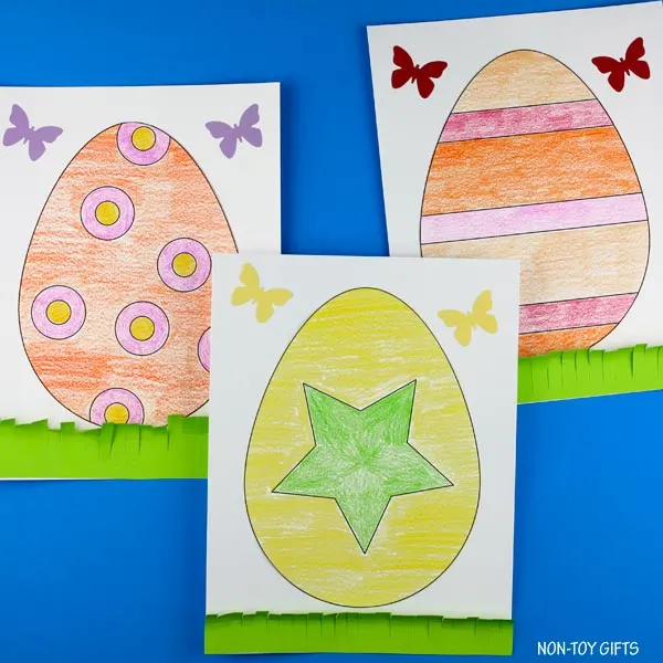 Color Easter egg craft