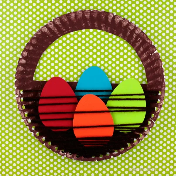 Easter basket craft for kindergartners